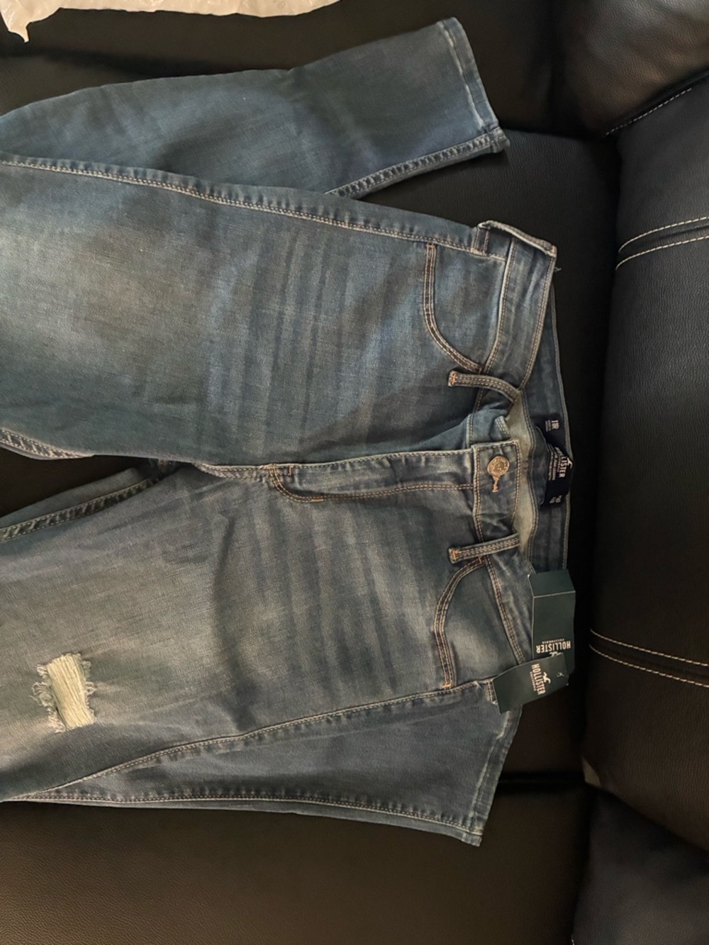 Hollister Dark Blue High-Rise Women's Jeans